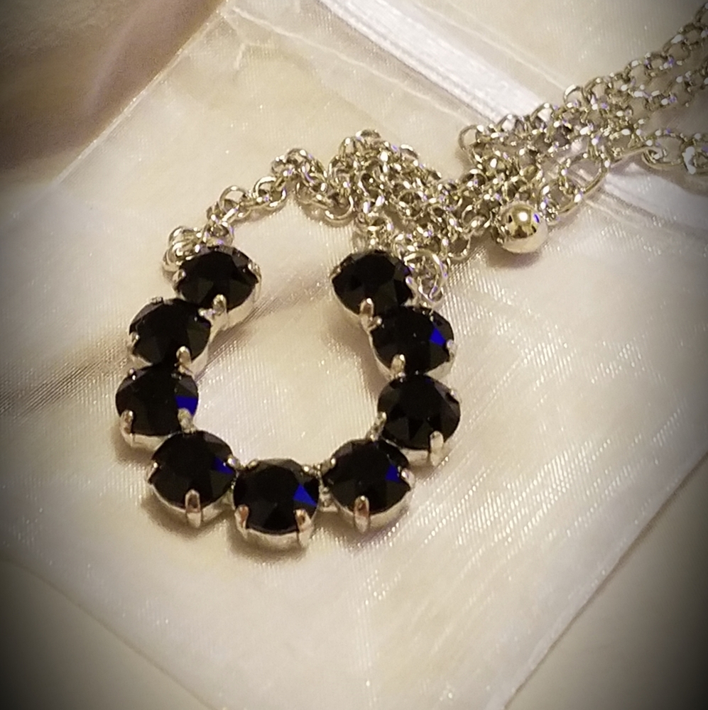 Swarovski Crystal Horseshoe Necklace